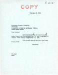 Letter from Senator Langer to James E. Murray Enclosing Letters from James Black Dog and Frank Heart, February 13, 1956