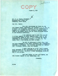 Letter from Senator Langer to Mrs. W. J. Chapin Regarding US House Joint Resolution 33 and US Senate Joint Resolution 11, August 8, 1949