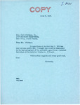 Letter from Senator Langer to Carl Whitman Jr. Regarding US Senate Bill 2151 and Enclosed Report from Secretary D'Ewart, June 11, 1956