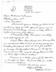 Letter from Martin Cross to Senator Langer Following-Up from a Trip to Washington, D. C., October 13, 1945