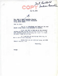 Letter from Senator Langer to John Hart Regarding the Purchase of Land Outside of the Fort Berthold Reservation, May 27, 1950