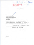 Letter from Senator Langer to John Hart Regarding an Industrial Development Program, July 23, 1958
