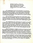 Statement by Representative Burdick Regarding Problems with the Proposed Garrison Dam Project, October 1, 1945
