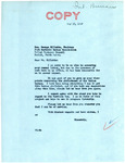 Letter from Senator Langer to George Gillette Regarding Garrison Dam, May 30, 1947