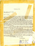 Letter from Nate Olds et al. to Senator Langer Regarding Erosion Along Missouri River Downstream of Garrison Dam, February 1, 1955