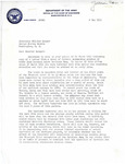 Letter from E. C. Itschner to Senator Langer Regarding Erosion Downstream of the Garrison Dam, May 2, 1955