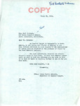 Letter from Irene Martin Edwards for Senator Langer to Earl Bateman Regarding the Purchase of Liquor by Fort Berthold Tribal Members, March 21, 1952