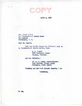 Letter from Senator Langer to Ralph Harris Requesting Additions to the Congressional Record Mailing List, April 4, 1952