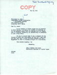 Letter from Gwinn for Senator Langer to Ralph M. Shane Regarding Centralizaton of Purchasing at the Area Office Level, May 22, 1952