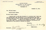 Letter from William A. Brophy to Senator Langer Regarding Native Veterans and the Serviceman's Readjustment Act of 1944, December 17, 1945