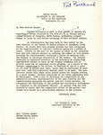 Letter from William E. Warne to Senator Langer Regarding Depredation by Horses from the Fort Berthold Reservation, Undated