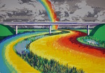 Four-Lane Rainbow by Jackie McElroy