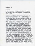 Letter From Abigail Potvin Jensen to Richard Nickson Regarding Thomas McGrath's Failing Health, September 19, 1989