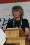 Rosemarie Myrdal giving a speech at Hostfest