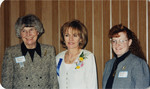 Lieutenant Governor Rosemarie Myrdal, Kathy Charley, and Rachelle Veazey