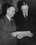 Governor Aandahl Appoints Senator Young, 1945