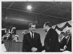 Richard Nixon with UND President George Starcher