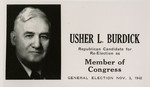 Usher Burdick Campaign Advertisement, 1942