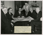 Strategy Session in Senator Langer's Office, 1955 by F. Clyde Wilkinson