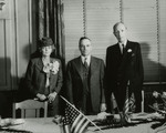 Lady Halifax, Governor Fred Aandahl, and Lord Halifax, 1946