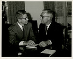 Secretary of Agriculture Orville Freeman and John Hove, 1963 by Cecil W. Stoughton