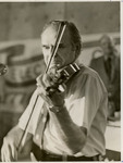 Governor Art Link Playing the Violin