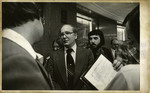 State Representative Earl Strinden Meets the Press in 1977