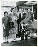 North Dakota Governor John Davis with his Cadillac