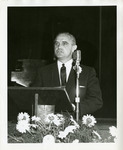 Governor John Davis Delivering a Speech in 1957