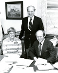 House Majority Leader Earl Strinden and Staff