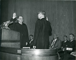 Swearing in Governor Bill Guy, January 1969