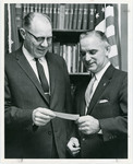Judge Teigen with Governor Davis, 1960