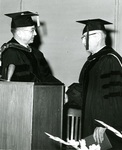 Fred Aandahl Receiving an Honorary Degree, 1962