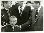 President Nixon and Thomas Kleppe Greet the Crowd, 1970 by Grand Forks Herald