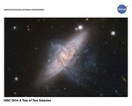 NGC 3314: A Tale of Two Galaxies by NASA, ESA, Hubble Heritage Team (STScI/AURA)-ESA/Hubble Collaboration, and W. Keel