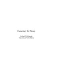 Elementary Set Theory by Richard P. Millspaugh