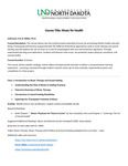 Music for Health Syllabus by Eric B. Miller