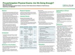 Pre-Participation Physical Exams: Are We Doing Enough?
