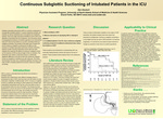 Continuous Subglottic Suctioning of Intubated Patients in the ICU