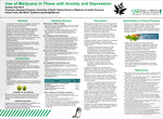 Use of Marijuana in Those with Anxiety and Depression