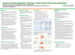 Review of Anticoagulation Therapy in Unprovoked Pulmonary Embolism