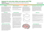 Ketamine for active-duty military and veterans with PTSD