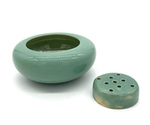 C MSC 148-0741, Green pot with green frog insert by Josephine Clarke (Taillon)