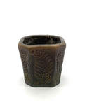 C MSC 276-0857, Small octagonal pot with ferns by L. T. Staley