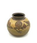 C HCK 053-0360, North Dakota Turkeys vase by Flora Huckfield