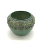 C HCK 052-0359, Small green bowl with wheat by Flora Huckfield