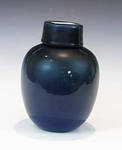 C MSC 340-1018 Gift, Green blue ginger jar by Mary Margaret French Frank