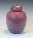 C MSC 344-1022 Gift, Red blue ginger jar by Mary Margaret French Frank