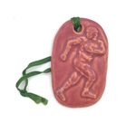 C MSC 373-1056 Gift, Football Pendant by Maker Unknown