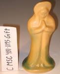 C MSC 481-1195 Gift, Gold and green praying angel by Mary Margaret French Frank